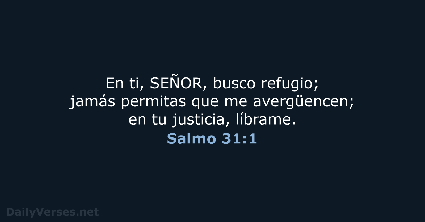 Salmo 31:1 - NVI