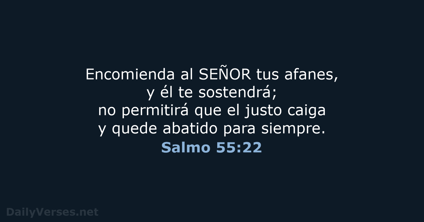 Salmo 55:22 - NVI
