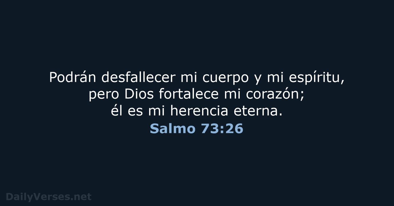 Salmo 73:26 - NVI