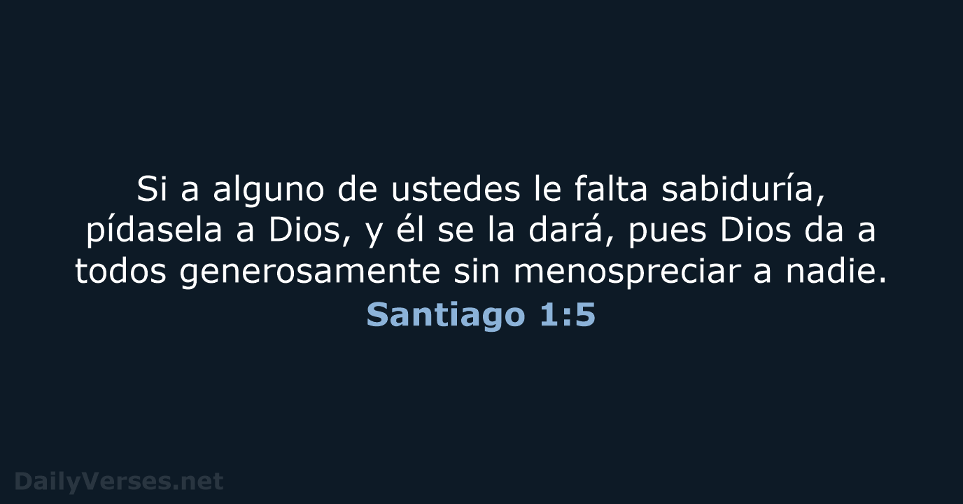 Santiago 1:5 - NVI