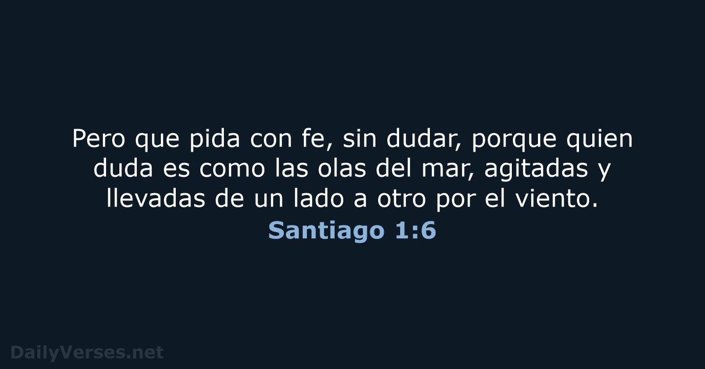 Santiago 1:6 - NVI