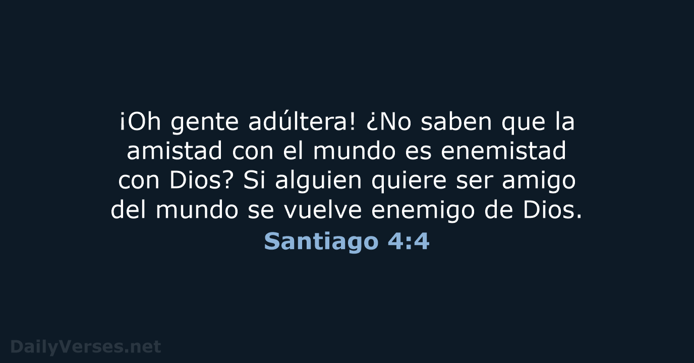 Santiago 4:4 - NVI