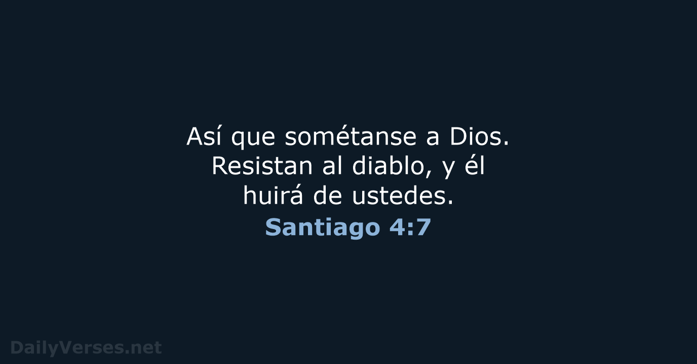 Santiago 4:7 - NVI