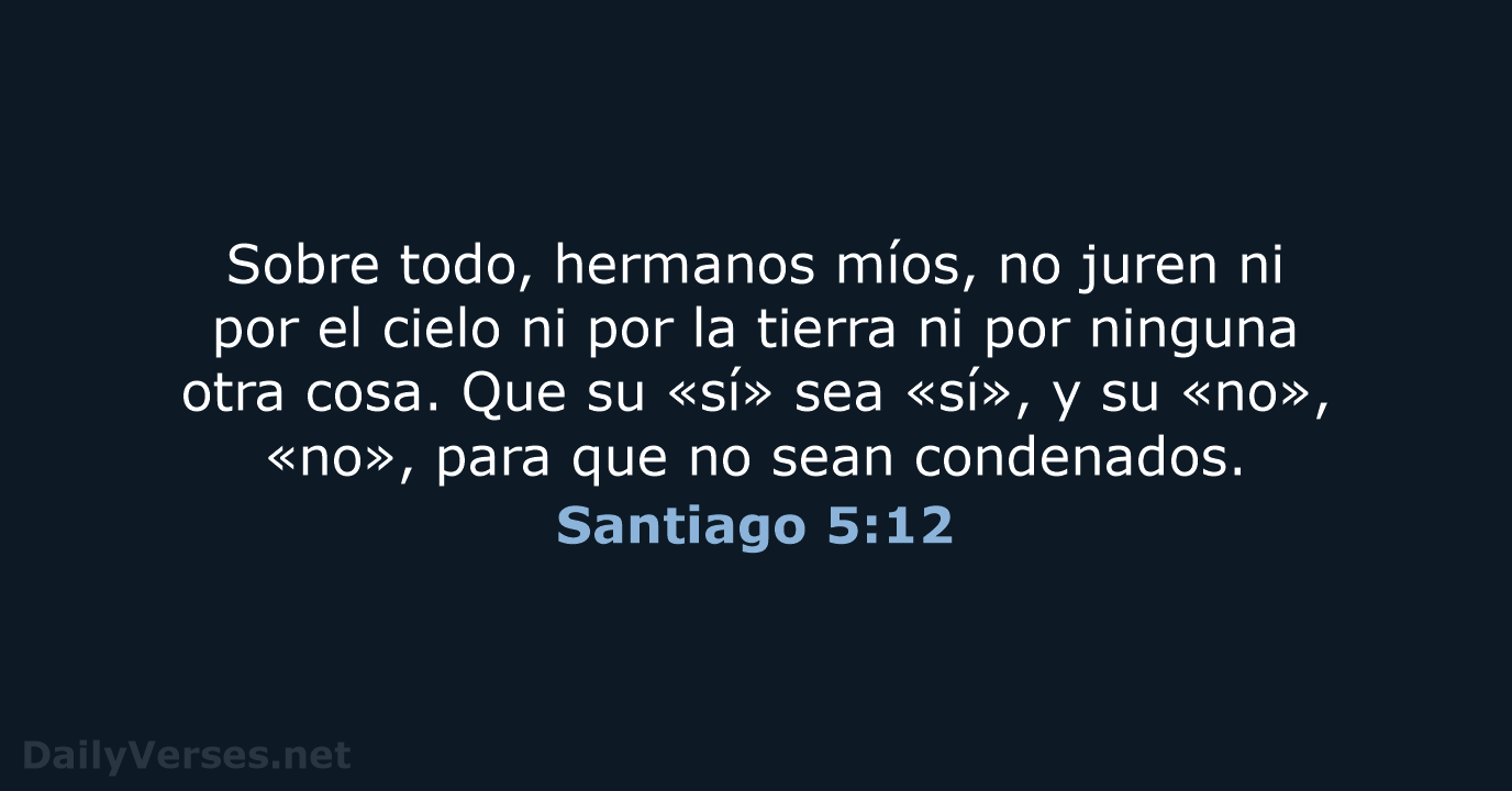 Santiago 5:12 - NVI