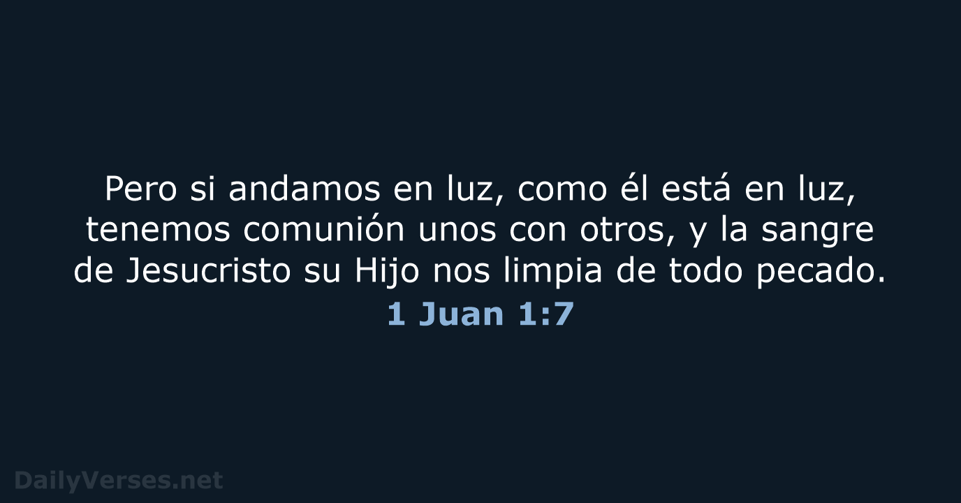 1 Juan 1:7 - RVR60
