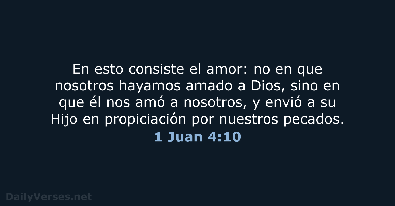 1 Juan 4:10 - RVR60
