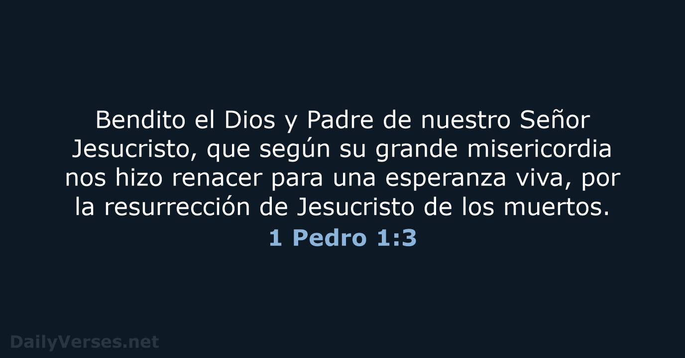 1 Pedro 1:3 - RVR60