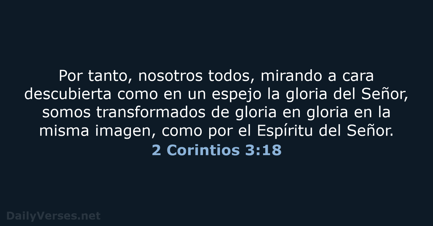 2 Corintios 3:18 - RVR60