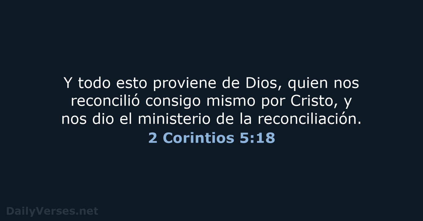 2 Corintios 5:18 - RVR60