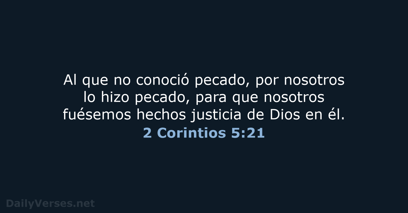 2 Corintios 5:21 - RVR60
