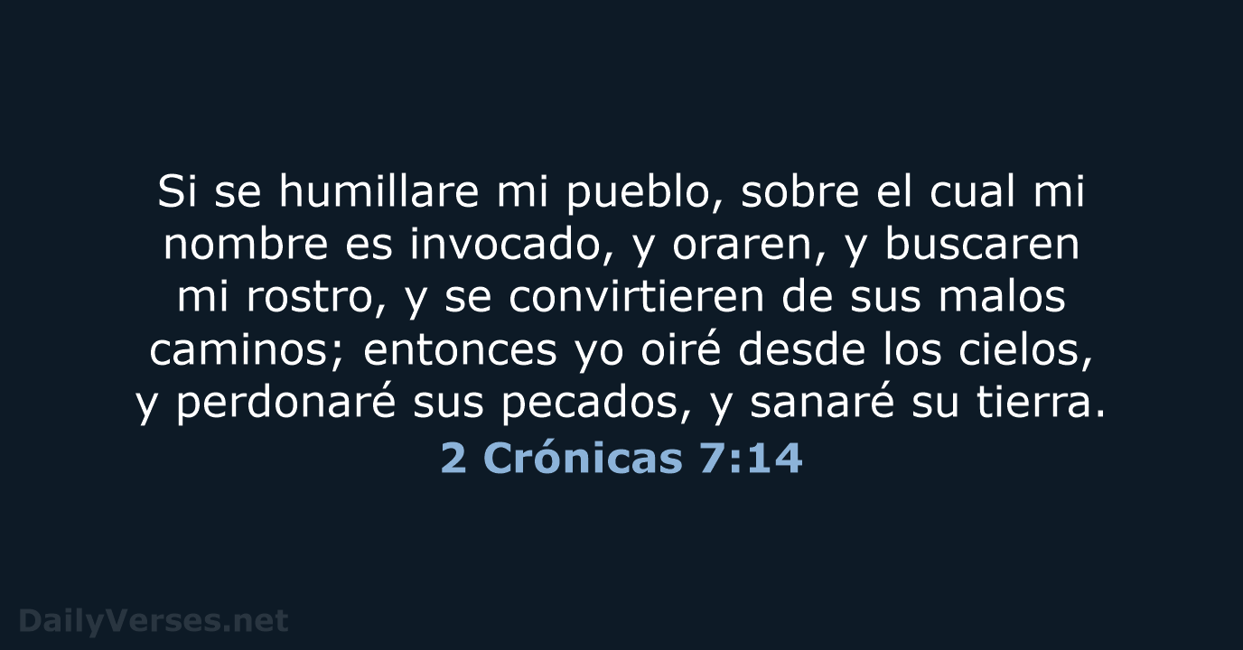 2 Crónicas 7:14 - RVR60