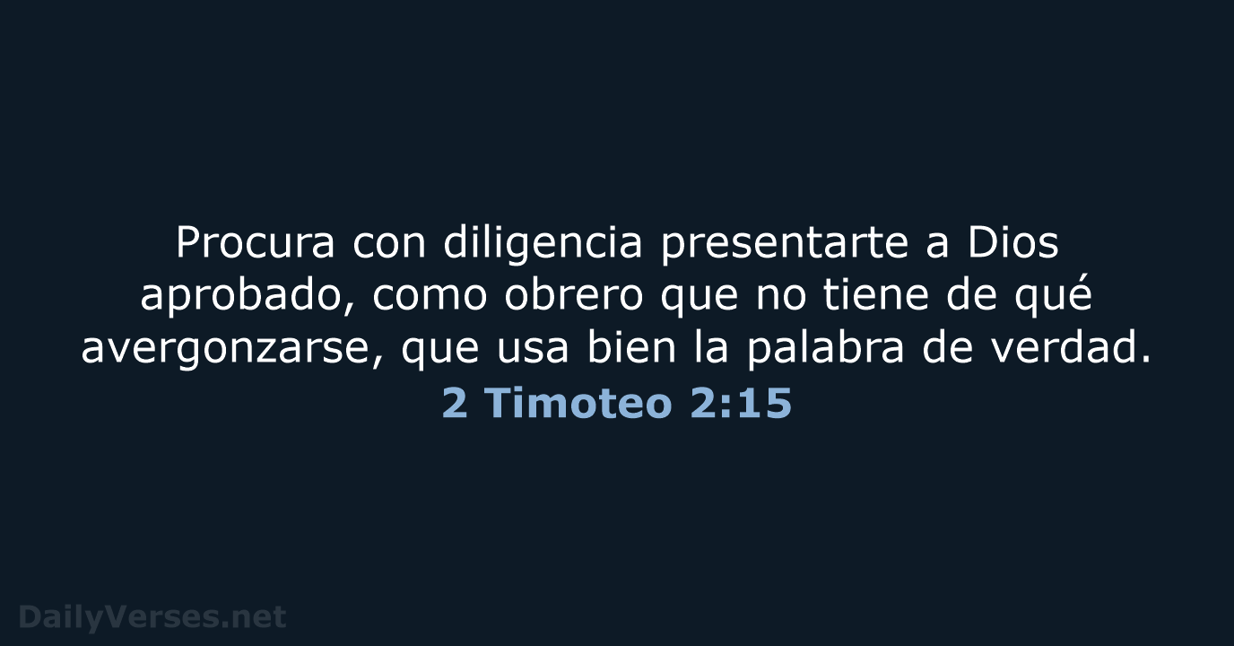 2 Timoteo 2:15 - RVR60