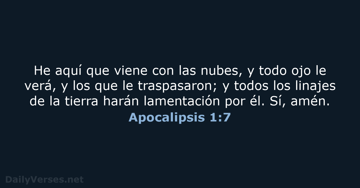 Apocalipsis 1:7 - RVR60