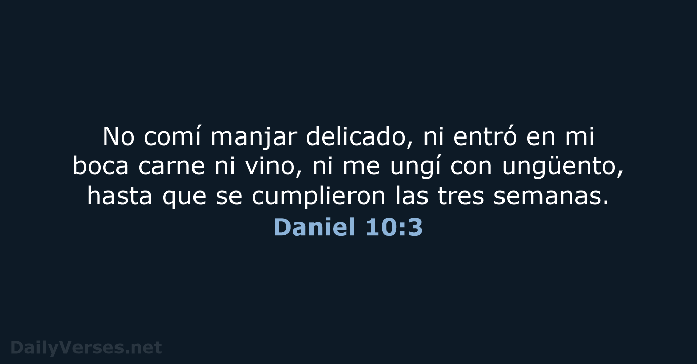 Daniel 10:3 - RVR60