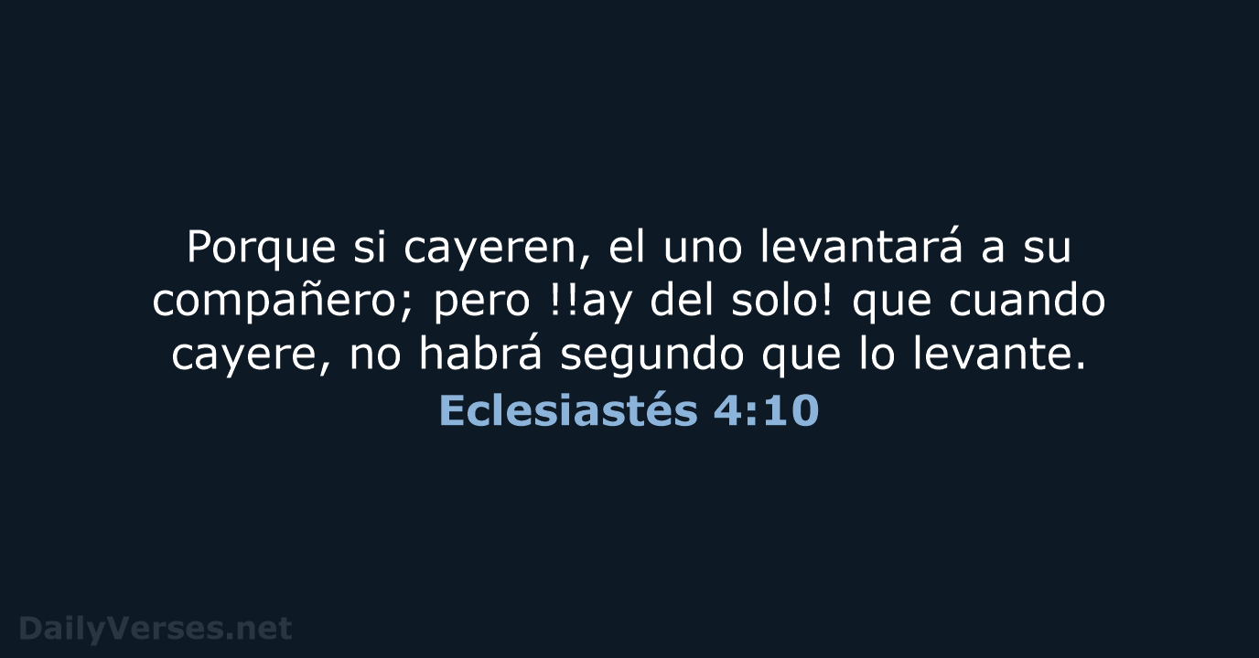 Eclesiastés 4:10 - RVR60