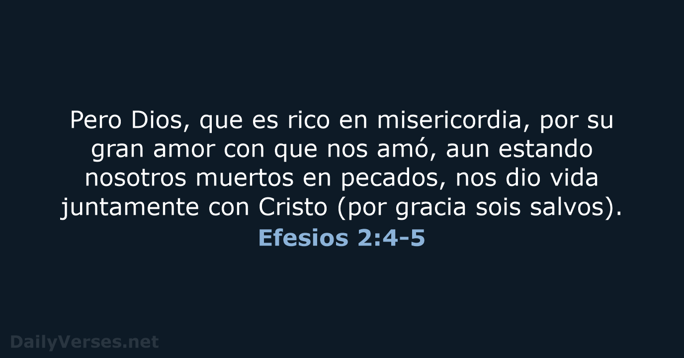 Efesios 2:4-5 - RVR60