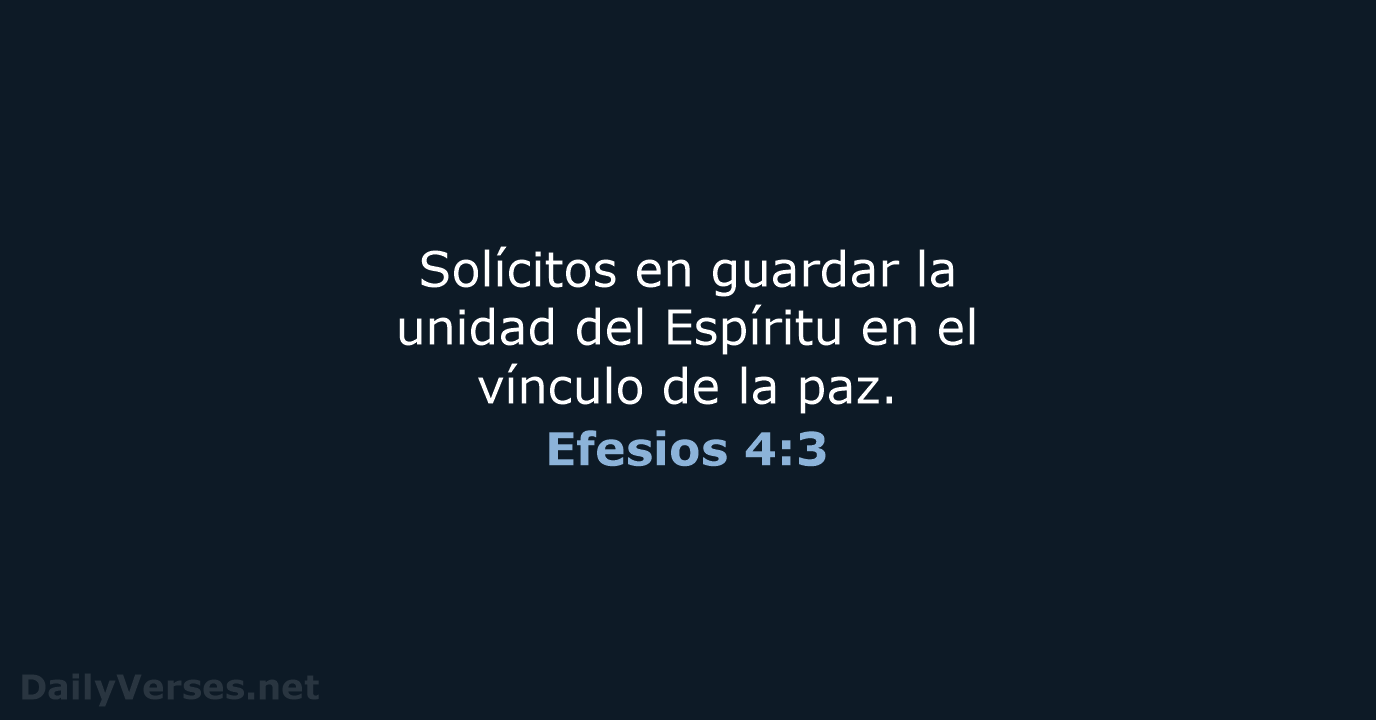 Efesios 4:3 - RVR60