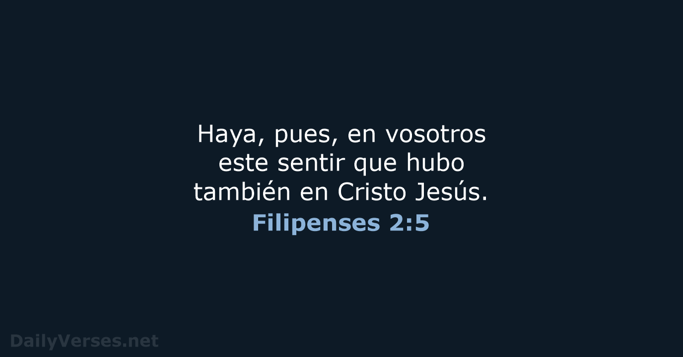 Filipenses 2:5 - RVR60
