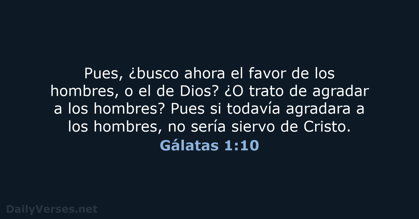 Gálatas 1:10 - RVR60