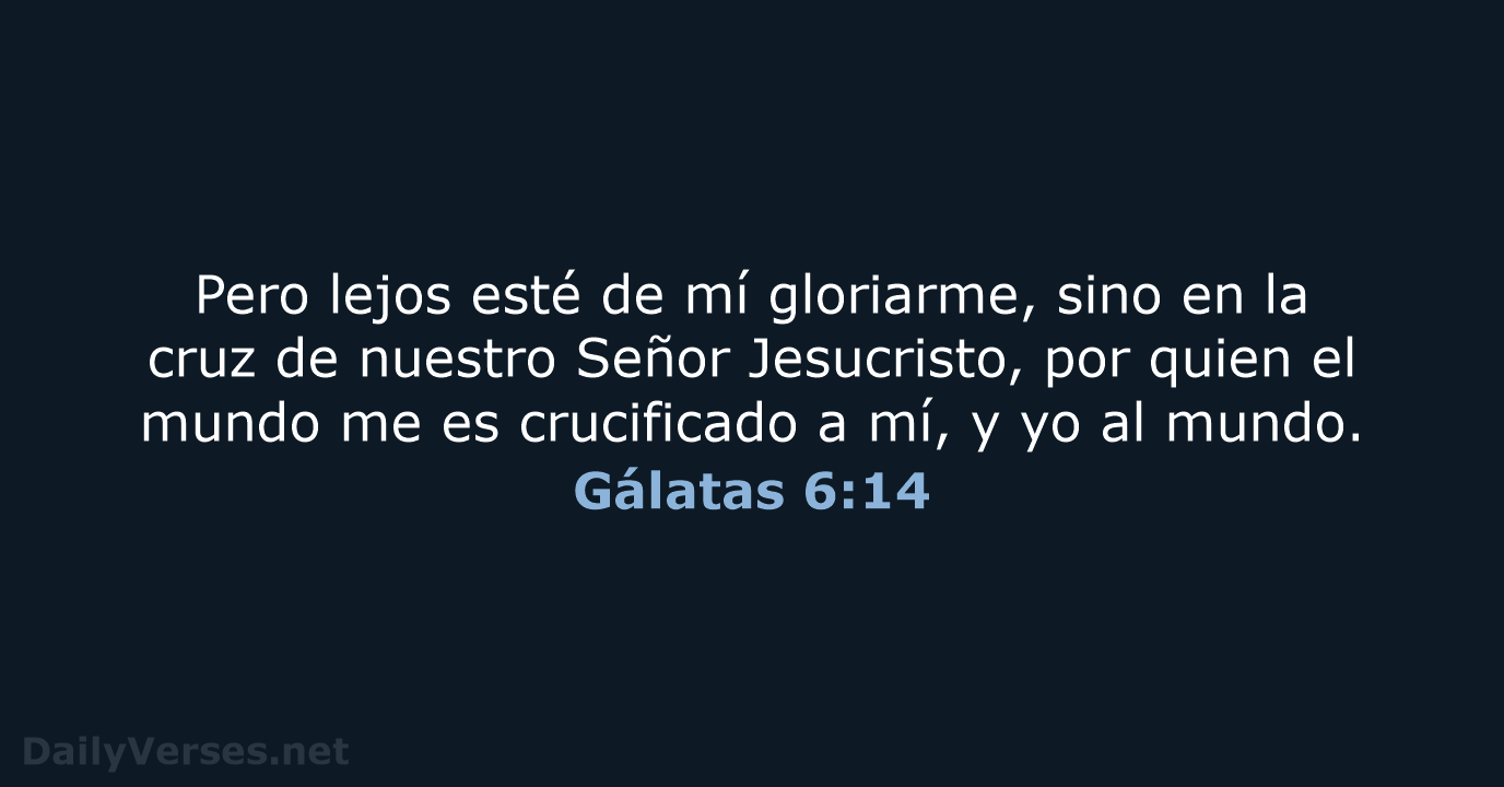 Gálatas 6:14 - RVR60