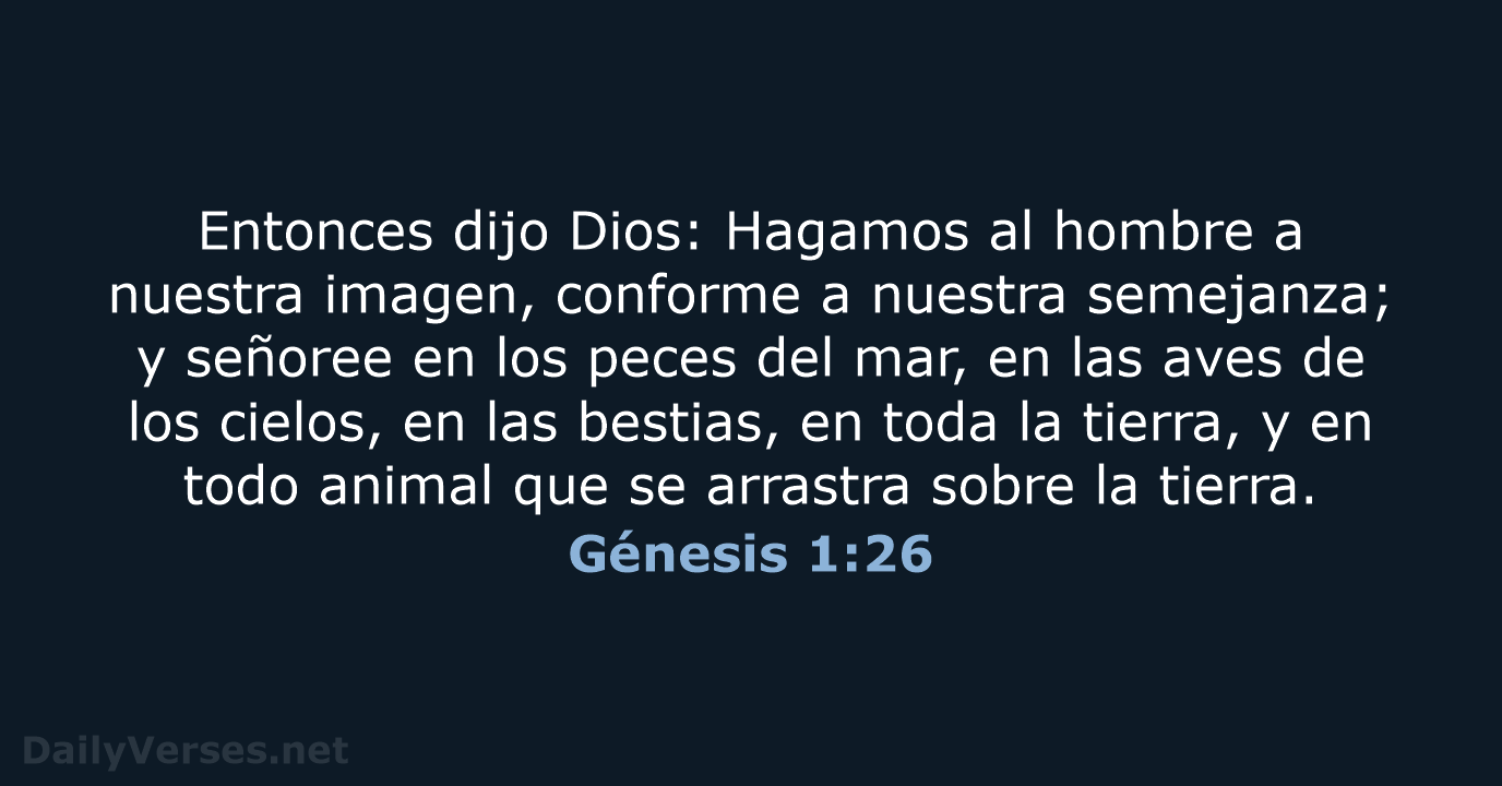 Génesis 1:26 - RVR60