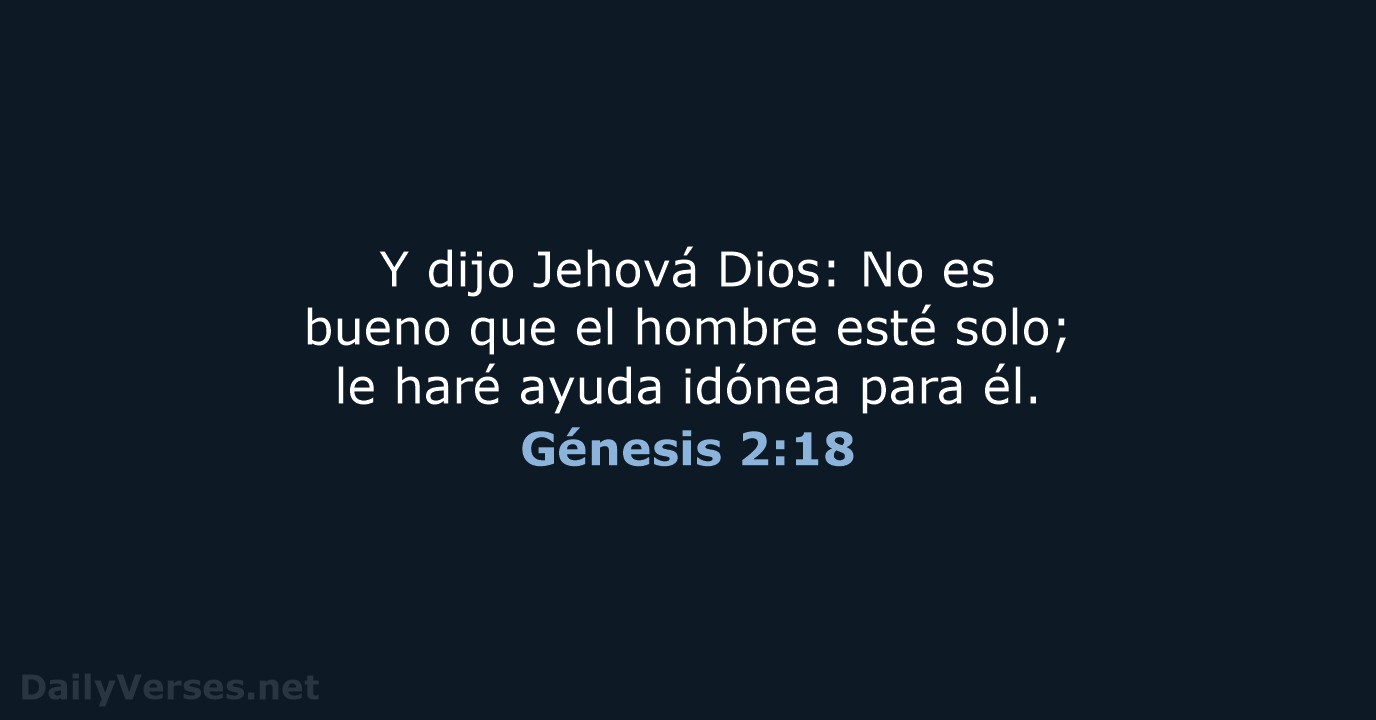 Génesis 2:18 - RVR60