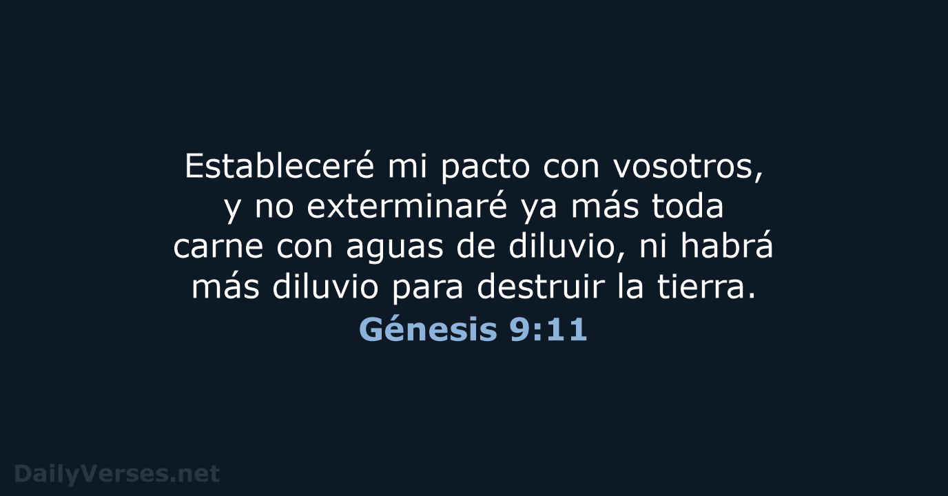 Génesis 9:11 - RVR60