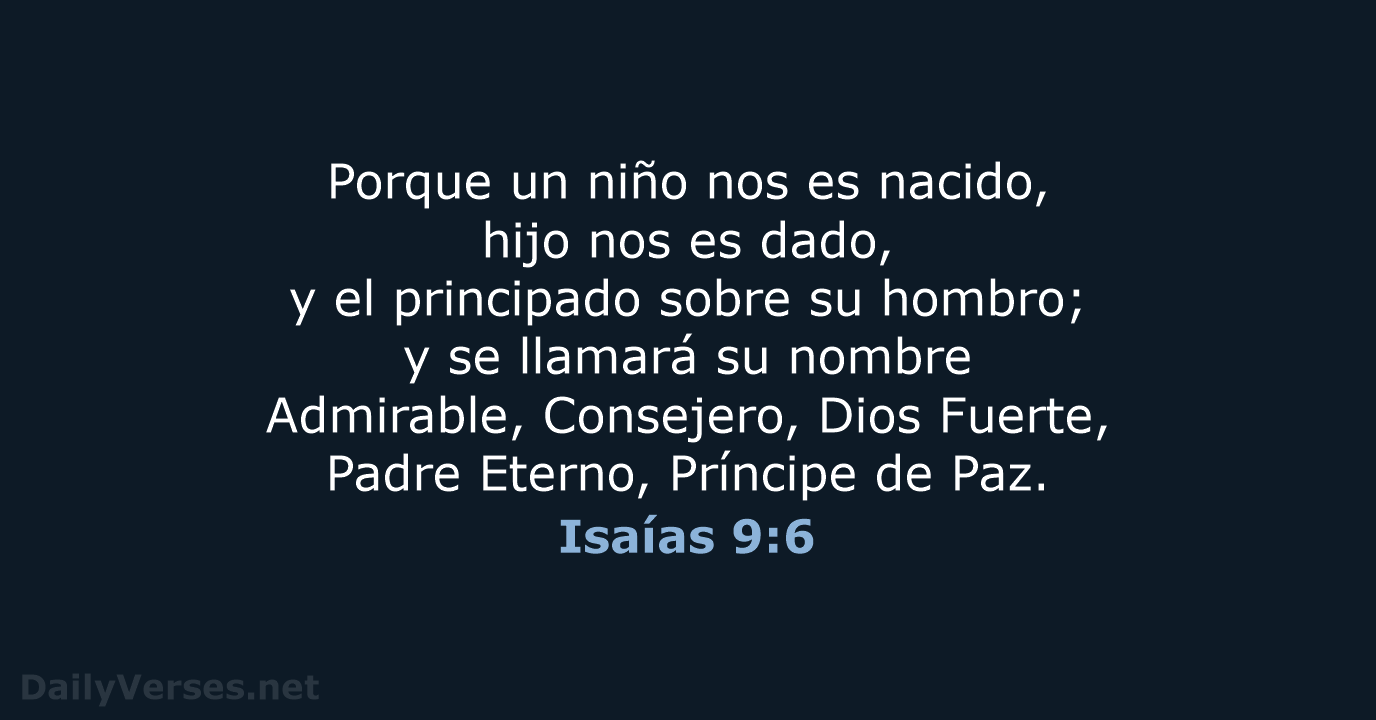 Isaías 9:6 - RVR60