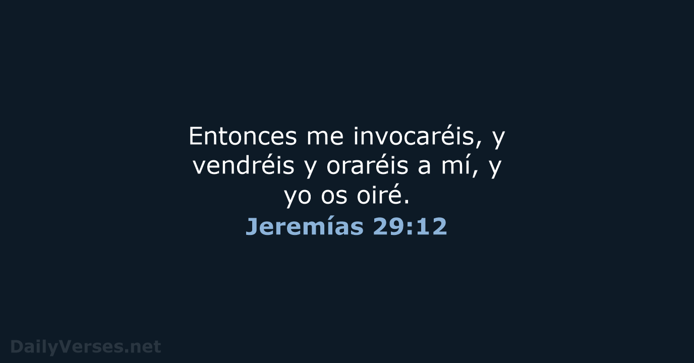 Jeremías 29:12 - RVR60