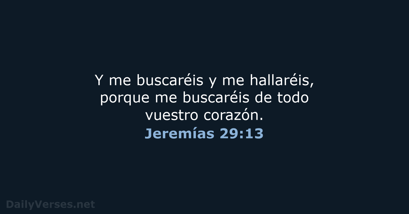 Jeremías 29:13 - RVR60