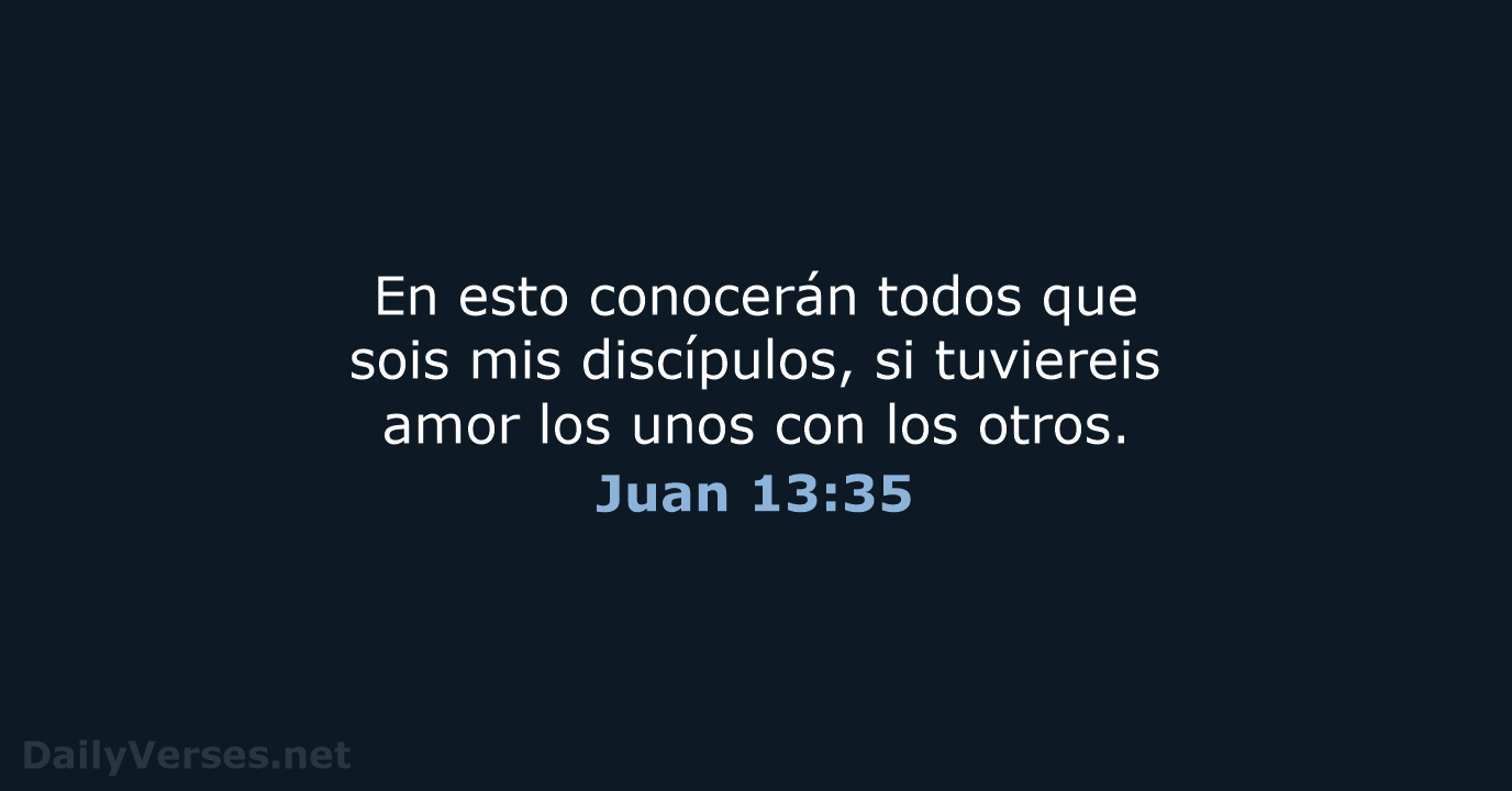 Juan 13:35 - RVR60
