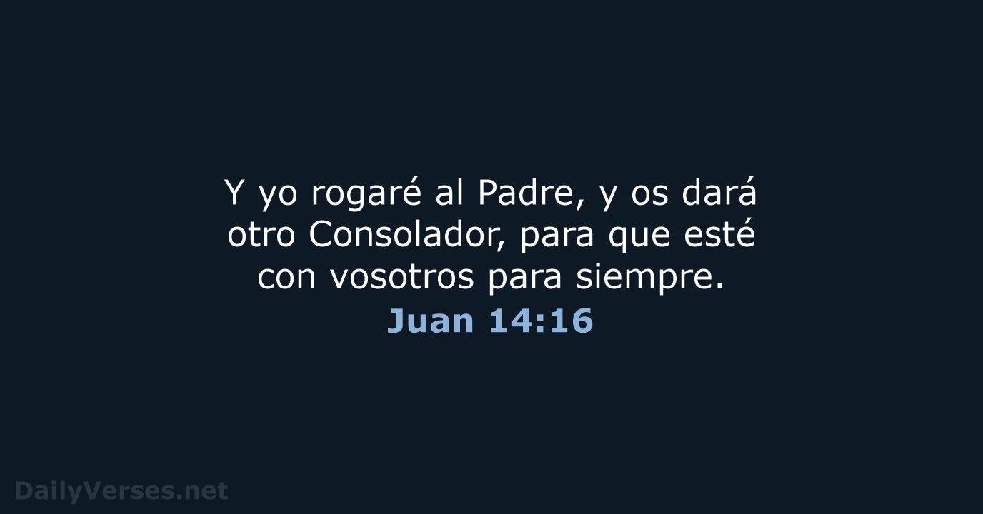 Juan 14:16 - RVR60
