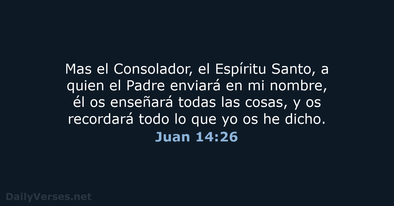 Juan 14:26 - RVR60