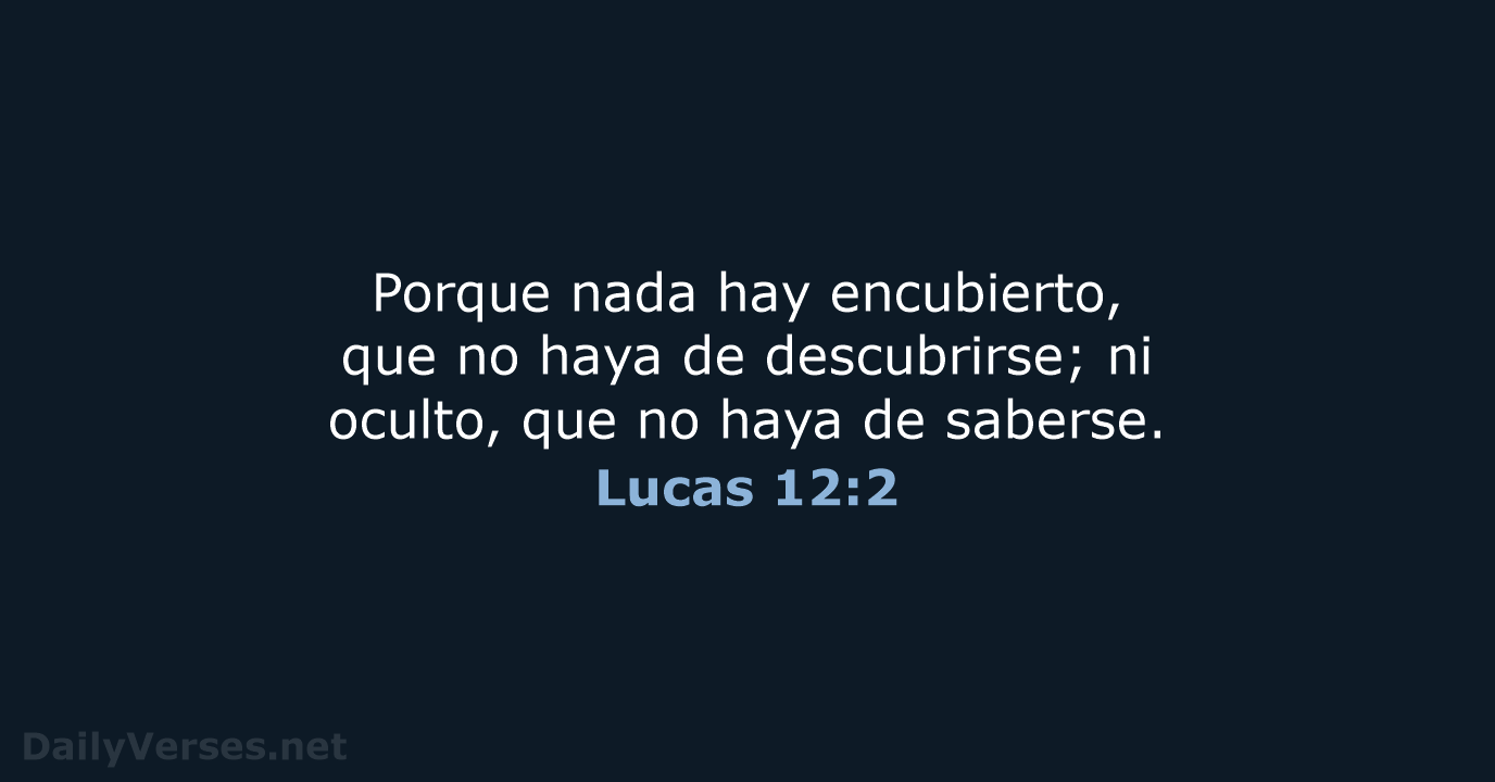 Lucas 12:2 - RVR60