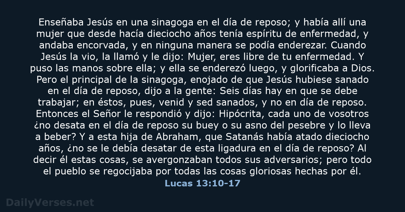 Lucas 13:10-17 - RVR60