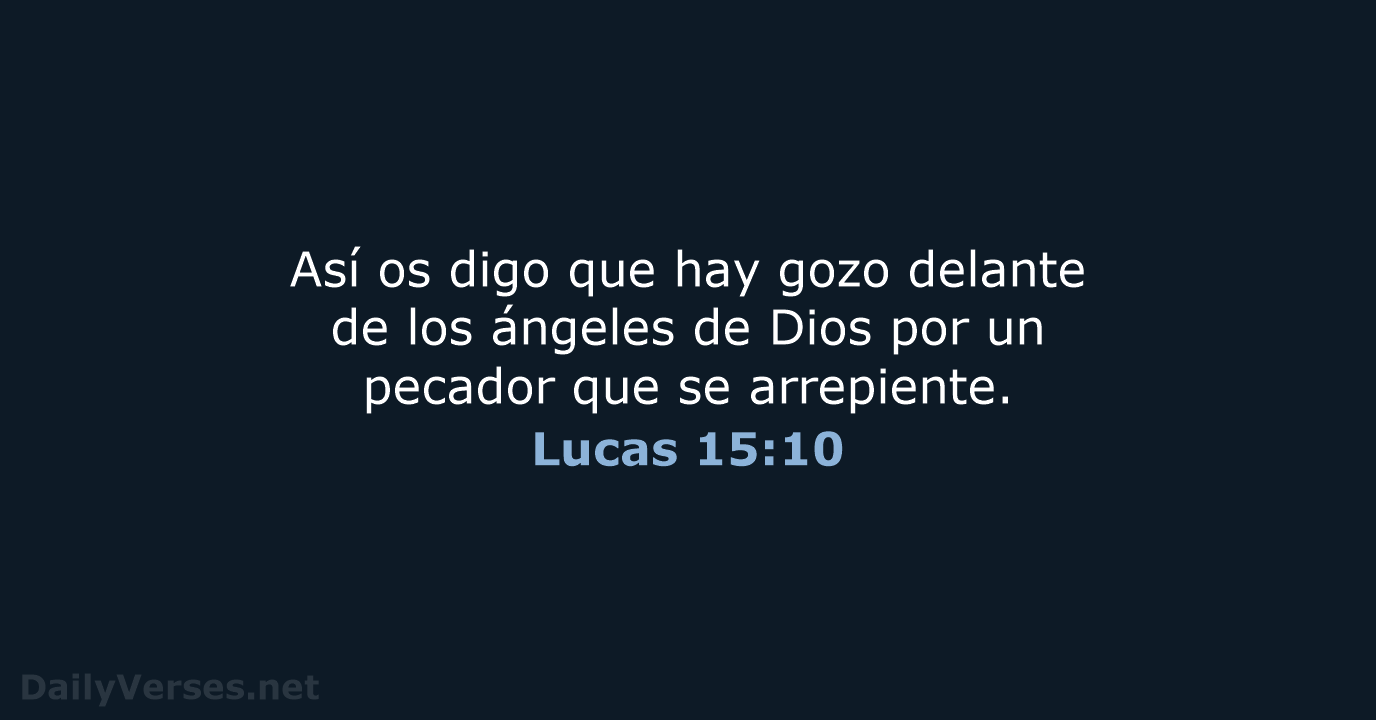 Lucas 15:10 - RVR60