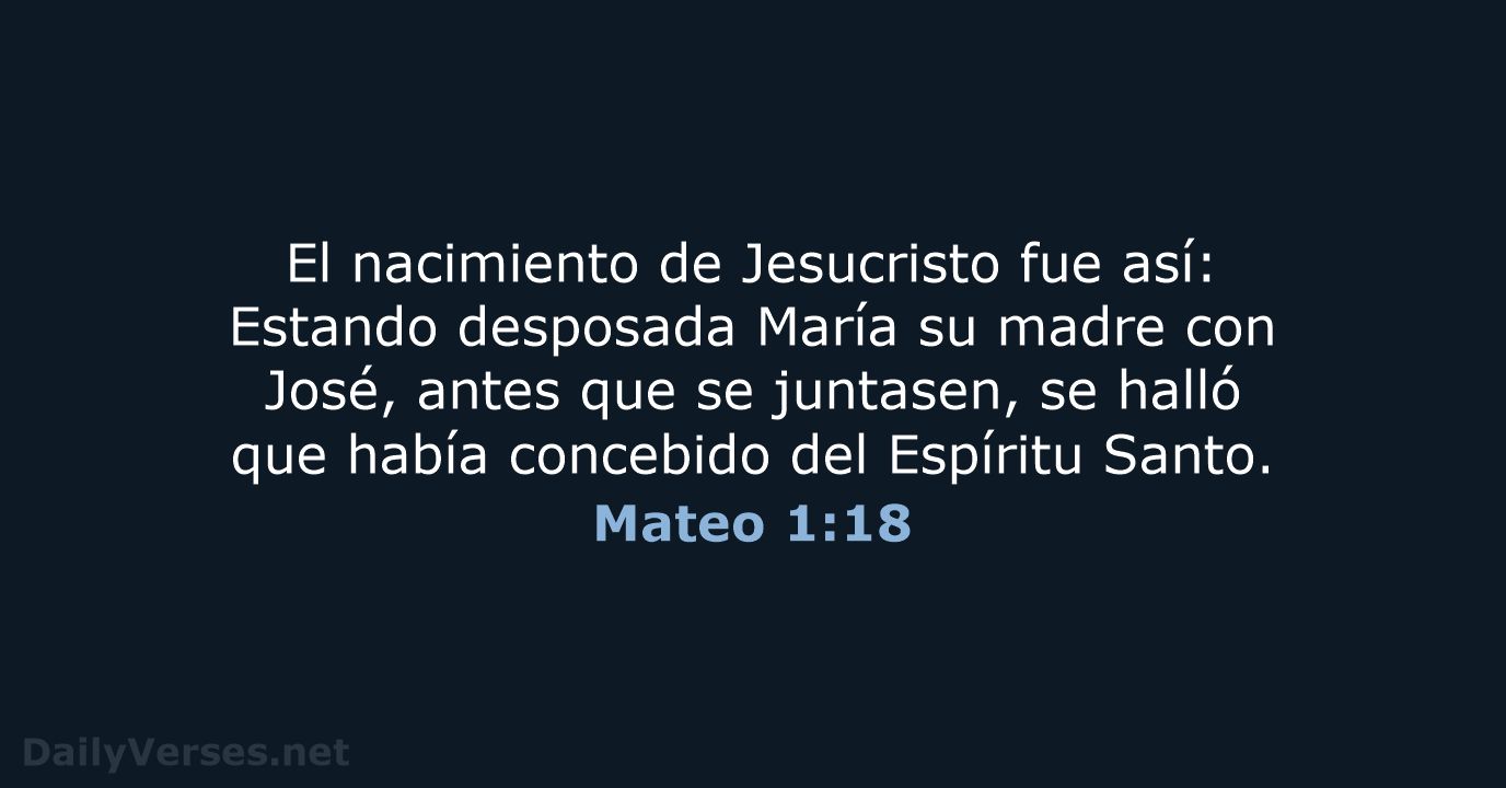 Mateo 1:18 - RVR60