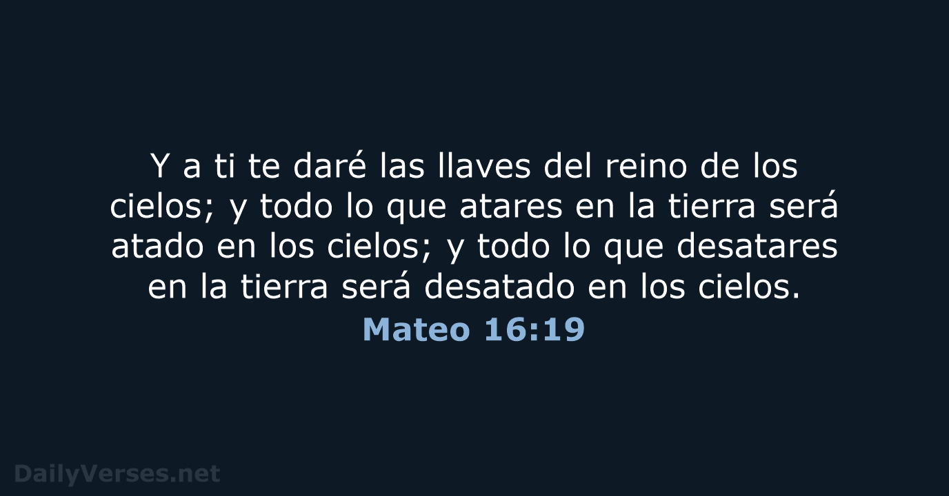 Mateo 16:19 - RVR60