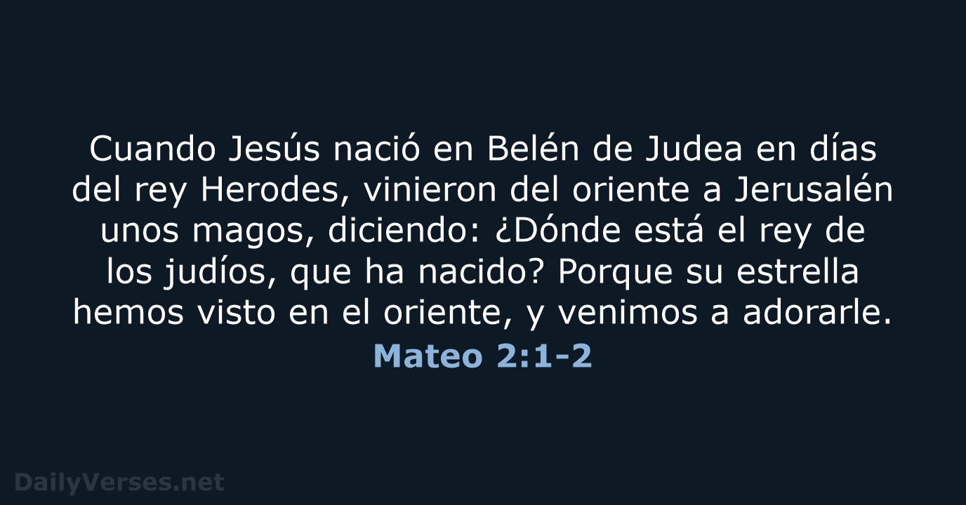 Mateo 2:1-2 - RVR60