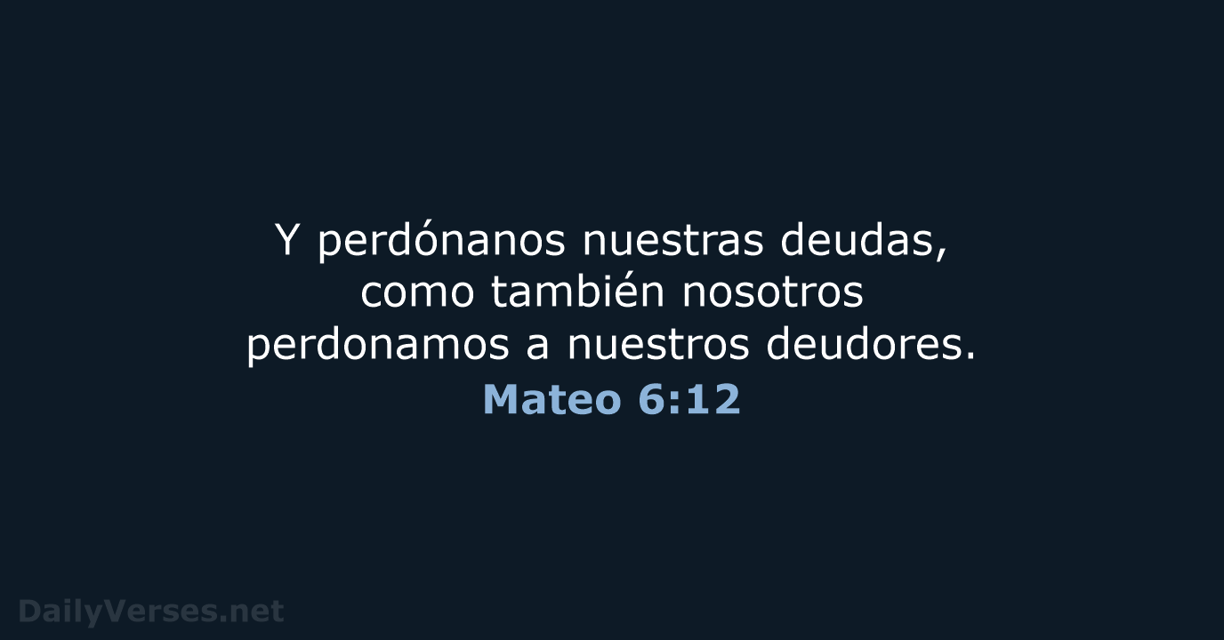 Mateo 6:12 - RVR60