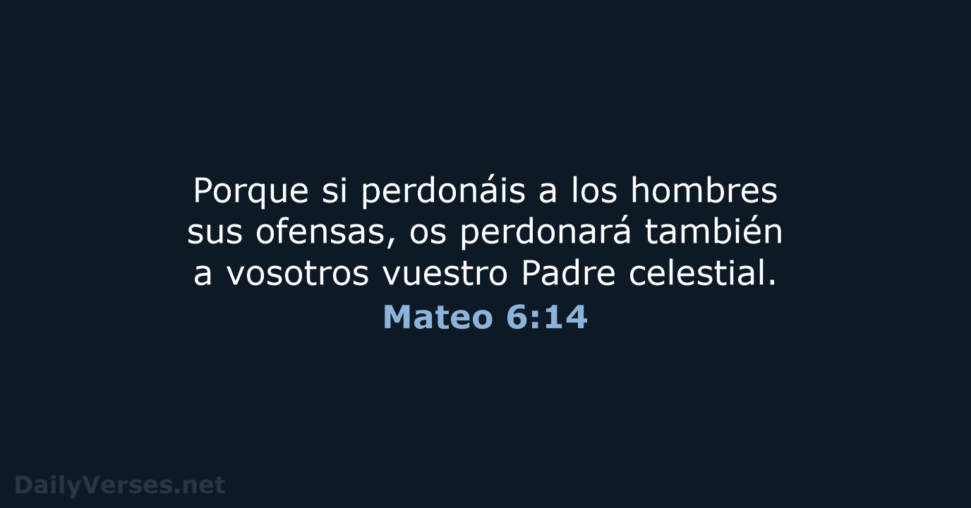 Mateo 6:14 - RVR60