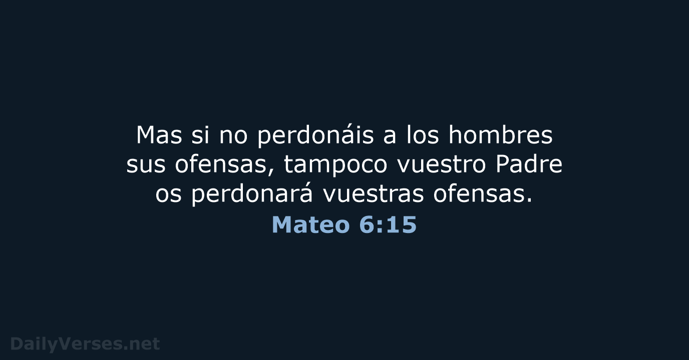 Mateo 6:15 - RVR60
