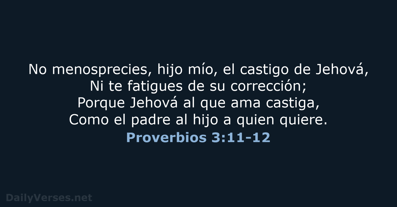 24 Versículos de la Biblia sobre el Castigo - RVR60 