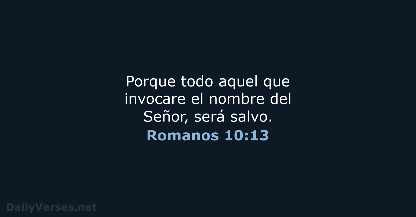 Romanos 10:13 - RVR60