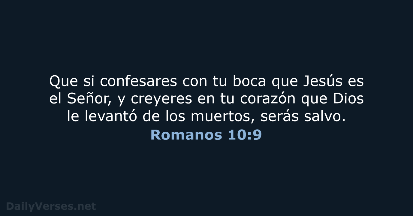 Romanos 10:9 - RVR60