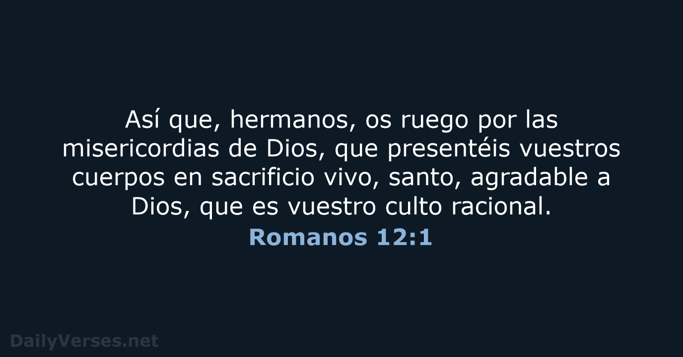Romanos 12:1 - RVR60