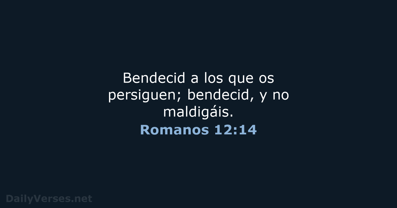 Romanos 12:14 - RVR60