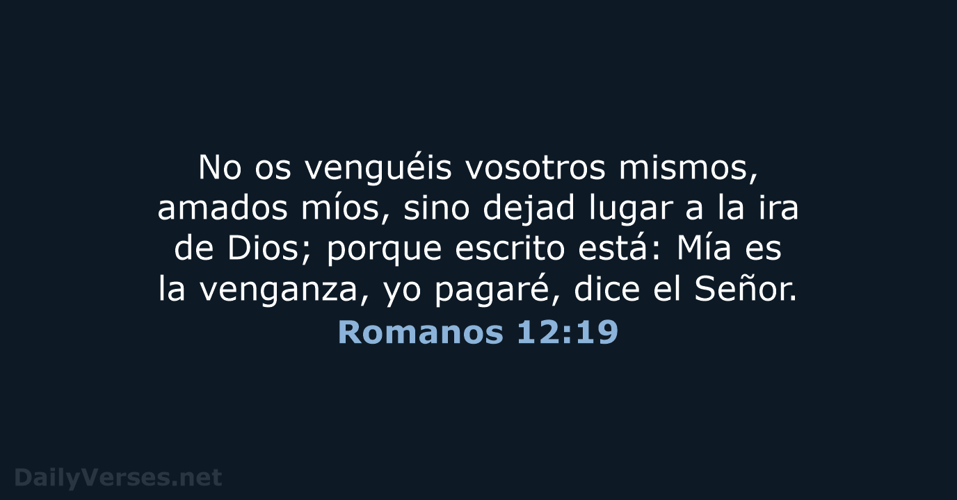 Romanos 12:19 - RVR60