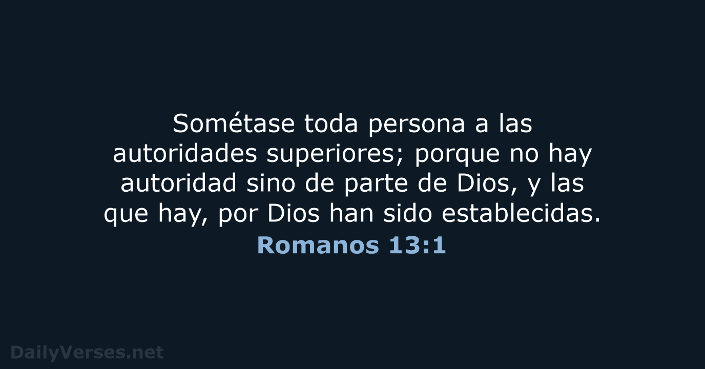 Romanos 13:1 - RVR60