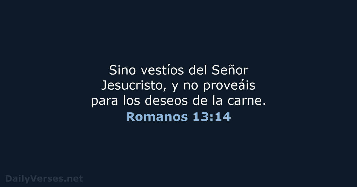 Romanos 13:14 - RVR60